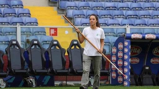 Linda Repetti: il campo lo gestisce lei!! 