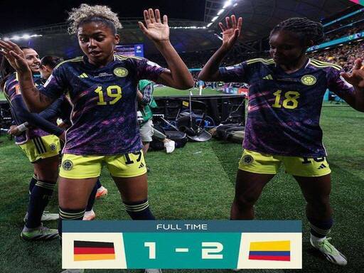 Mondiali Femminili, la Colombia batte la Germania e si prende la testa della classifica 