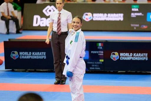 Mondiali di Karate: Erminia Perfetto si qualifica per la finale dell'oro