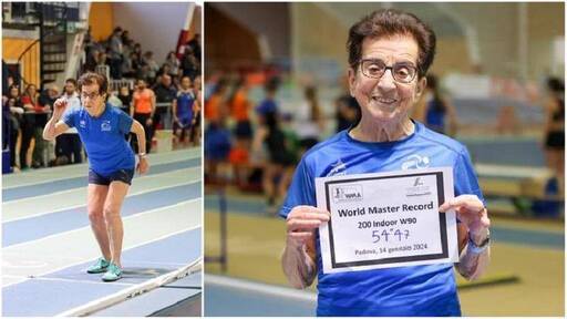 Emma Maria Mazzenga 90 anni e record!!