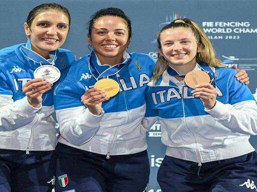 Mondiali Scherma a Milano: Il tris femminile Volpi-Errigo-Favaretto regala un risultato storico all'Italia